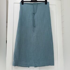 Mustard Seed Seafoam Green A-Line Skirt